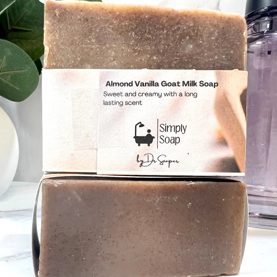 Almond Vanilla Goat Milk Soap  back