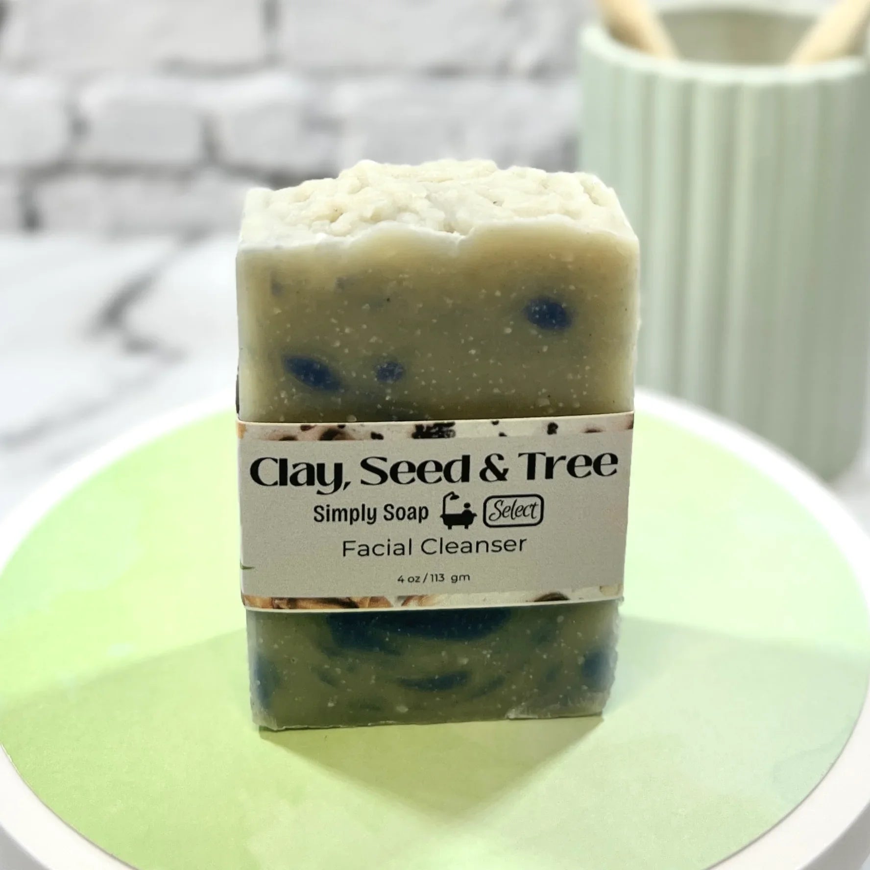 Clay, Seed and Tree Soap front