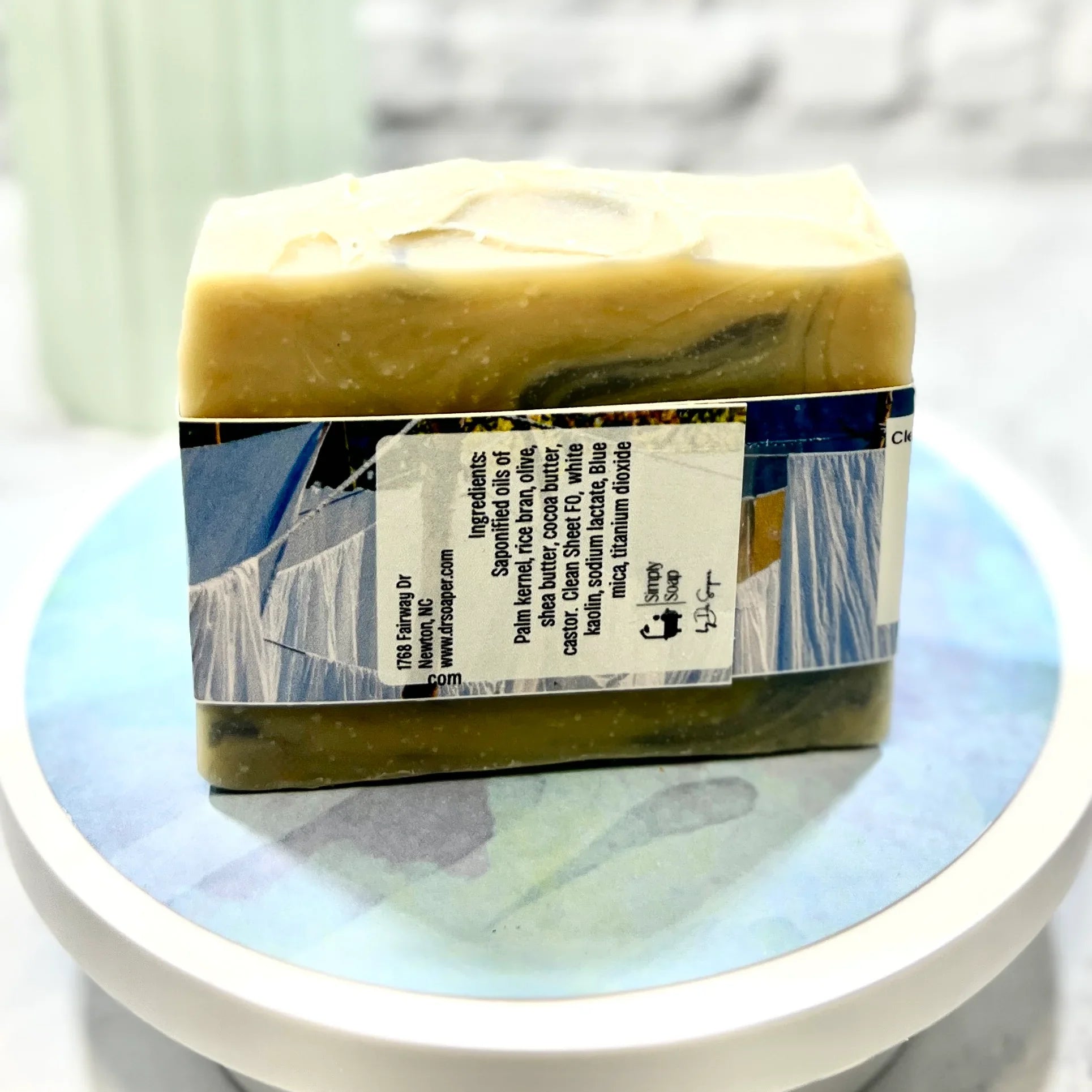 Clean Sheets, Coconut Free Soap  back, ingredients