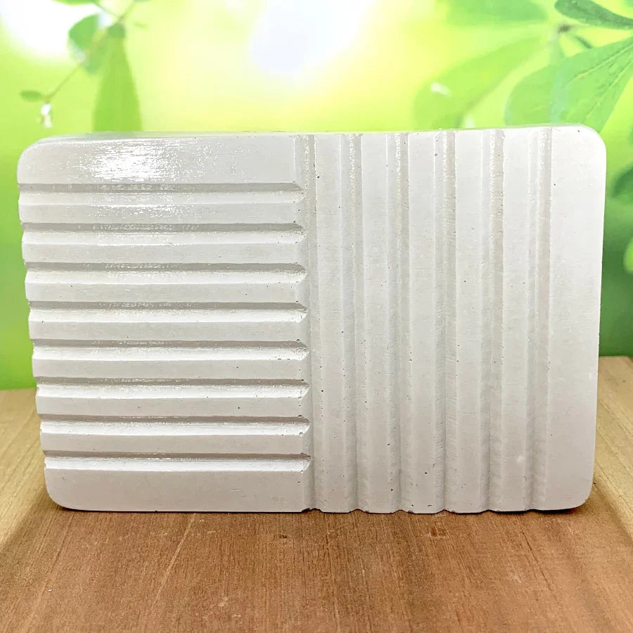 Concrete Soap Dish, Cross hatch 2