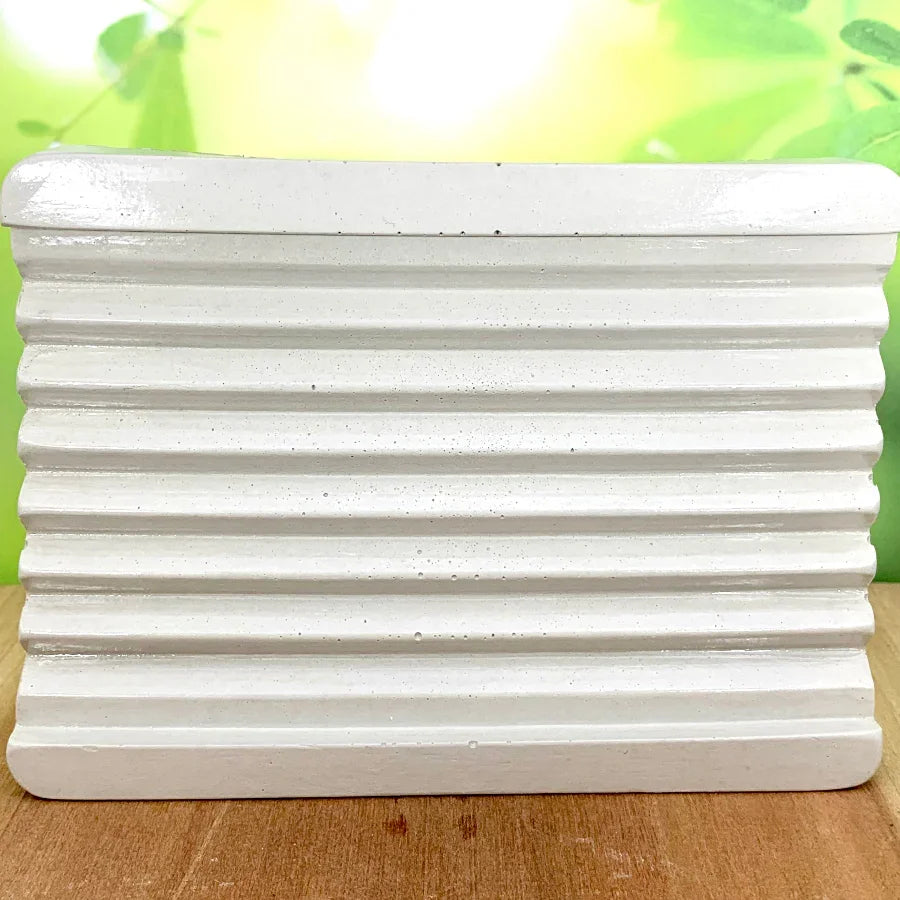 Concrete Soap Dish, Sawtooth 2