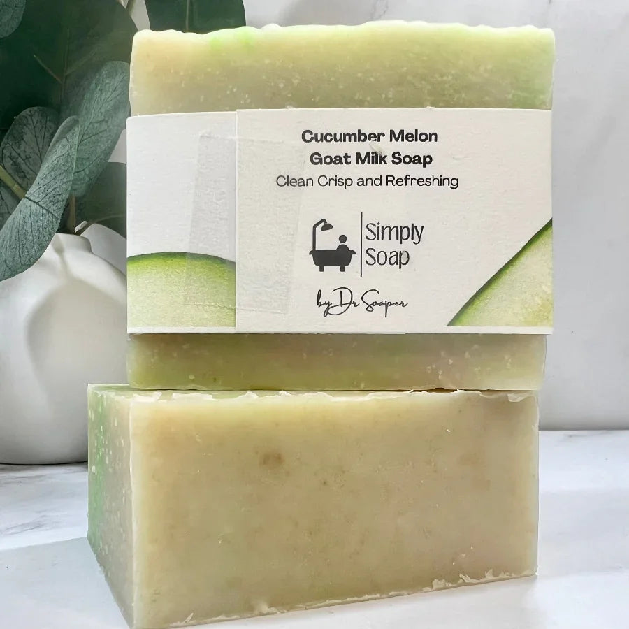 Cucumber Melon Coconut Milk Soap back