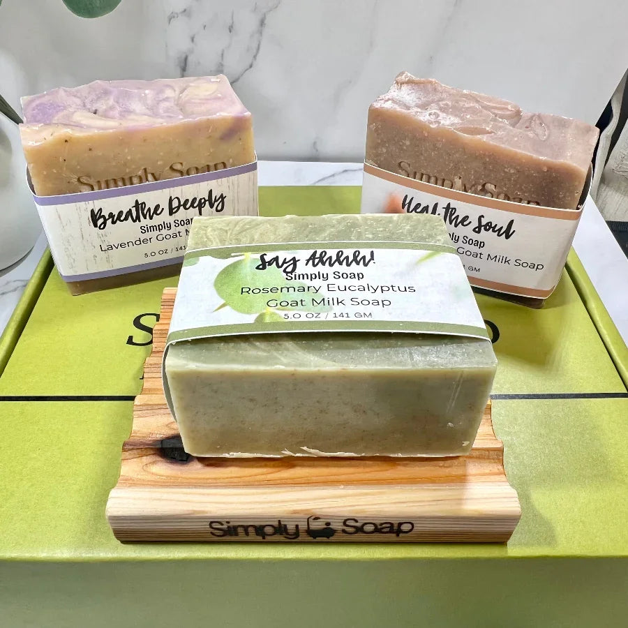 Dr Soapers Prescription 3 soaps and dish