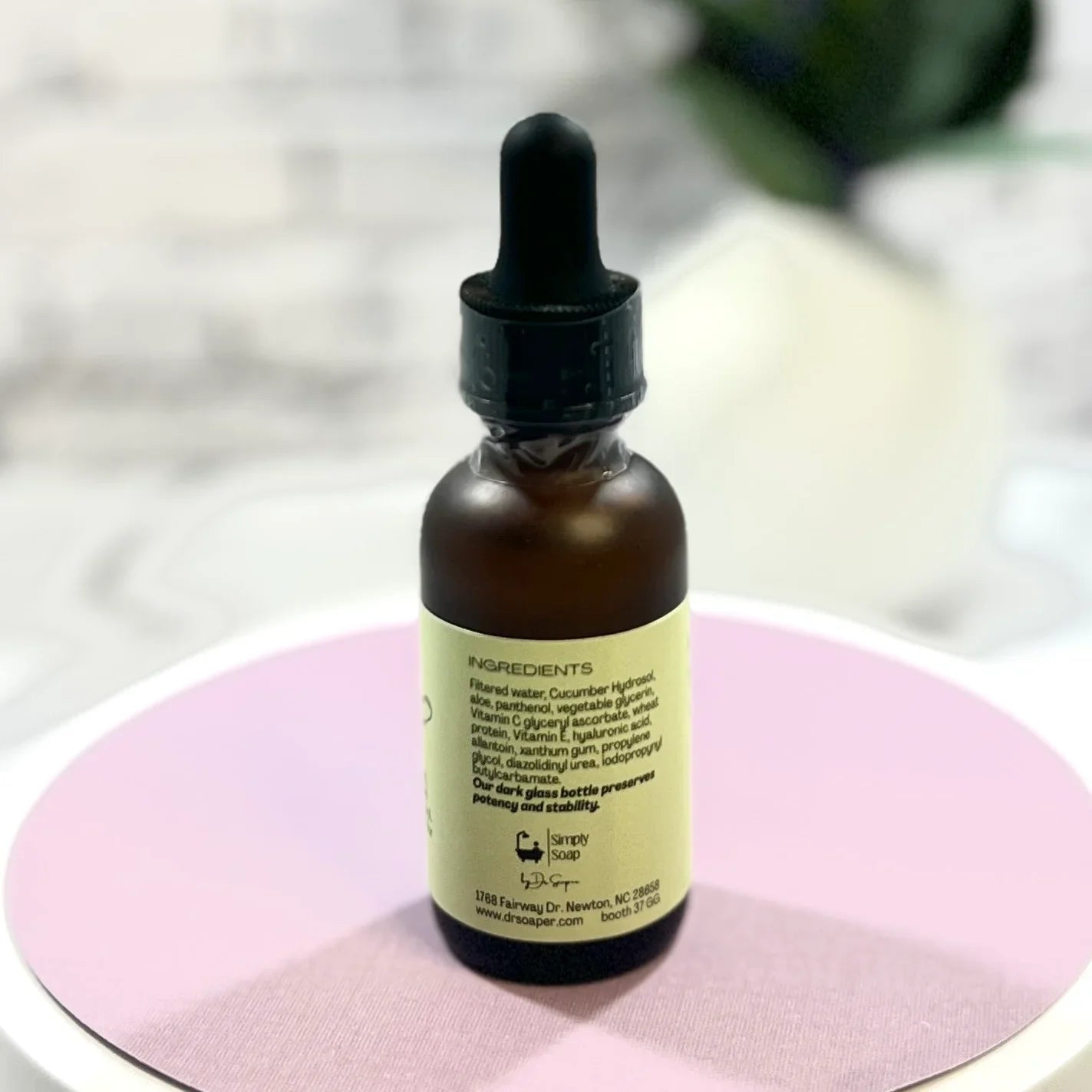 Facial serum bottle ingredients