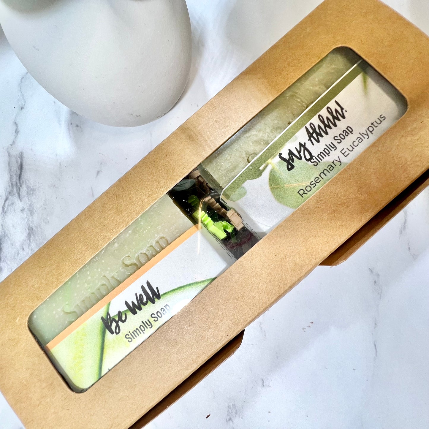 2 BAR Customized Boxed Soap Set