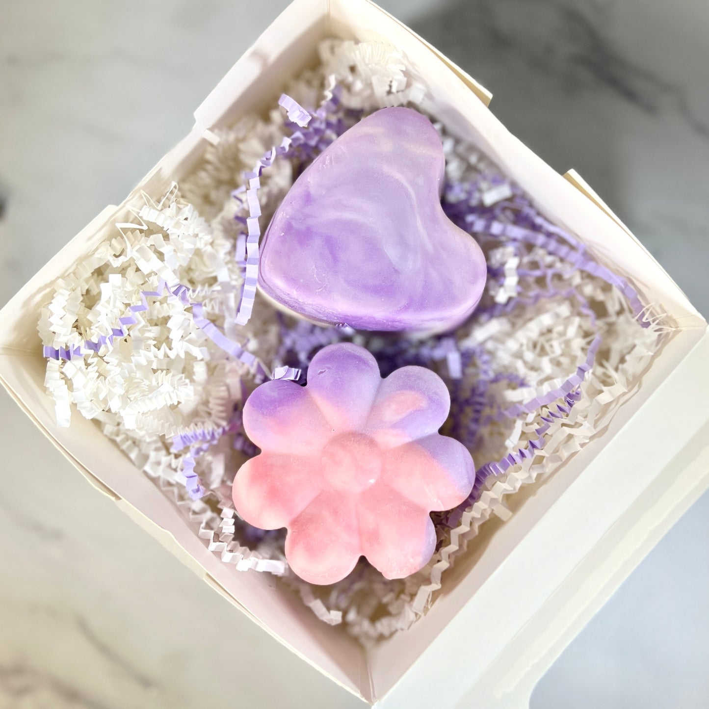 Hearts and Flowers Soap Set
