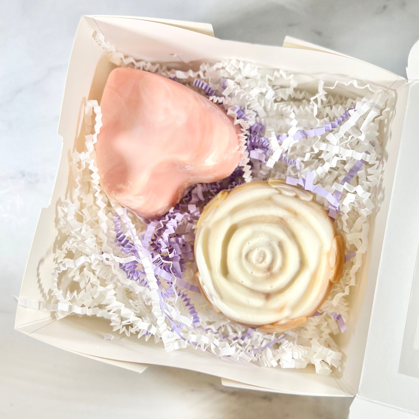 Hearts and Flowers Soap Set