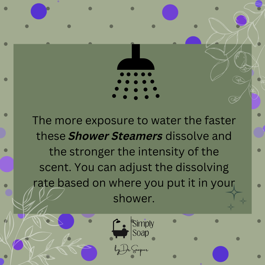 Shower Steamers Single Use