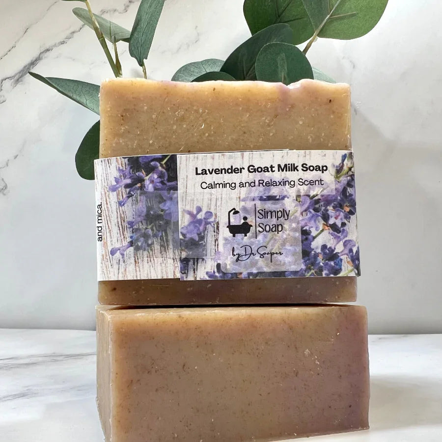 Lavender Goat Milk Soap back