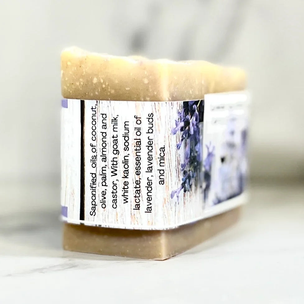 Lavender Goat Milk Soap ingredients