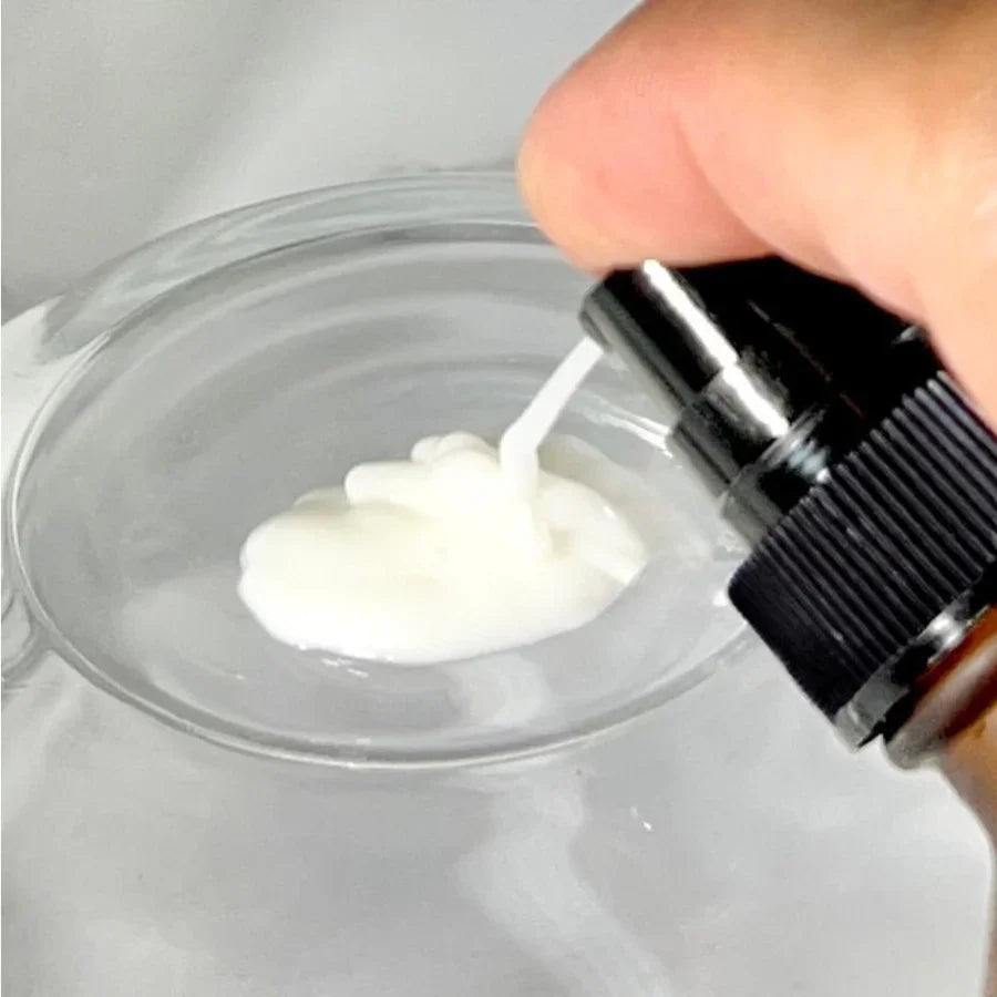 Lavender moisturizer close up