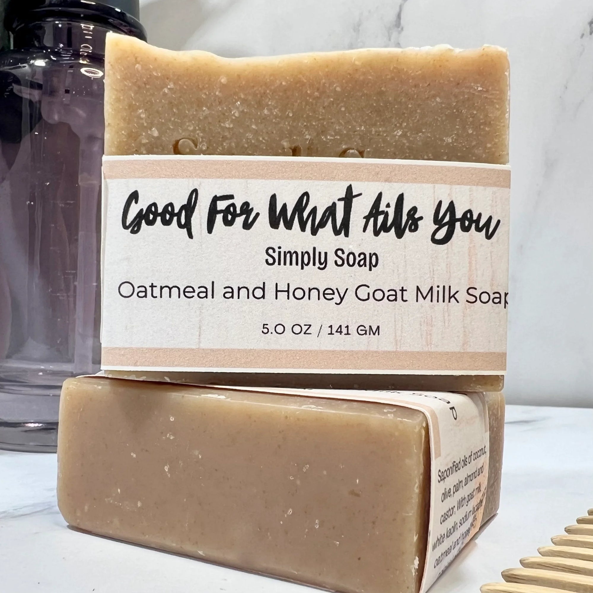 Oatmeal and Honey Goat Milk Soap 2