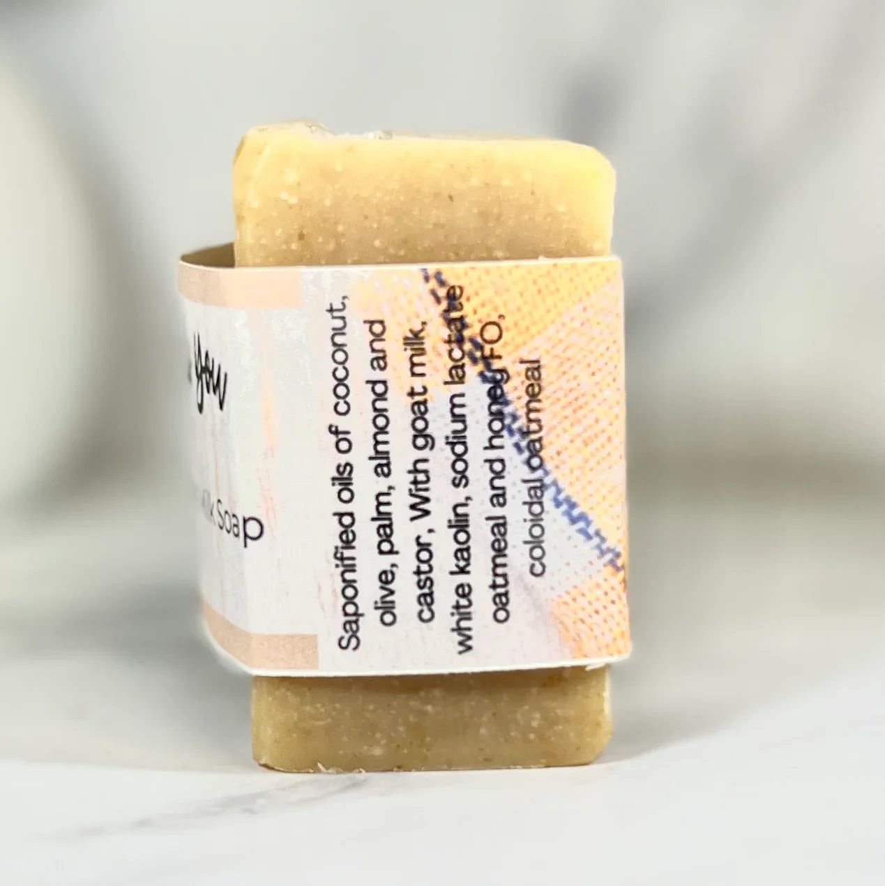 Oatmeal and Honey Goat Milk Soap ingredients