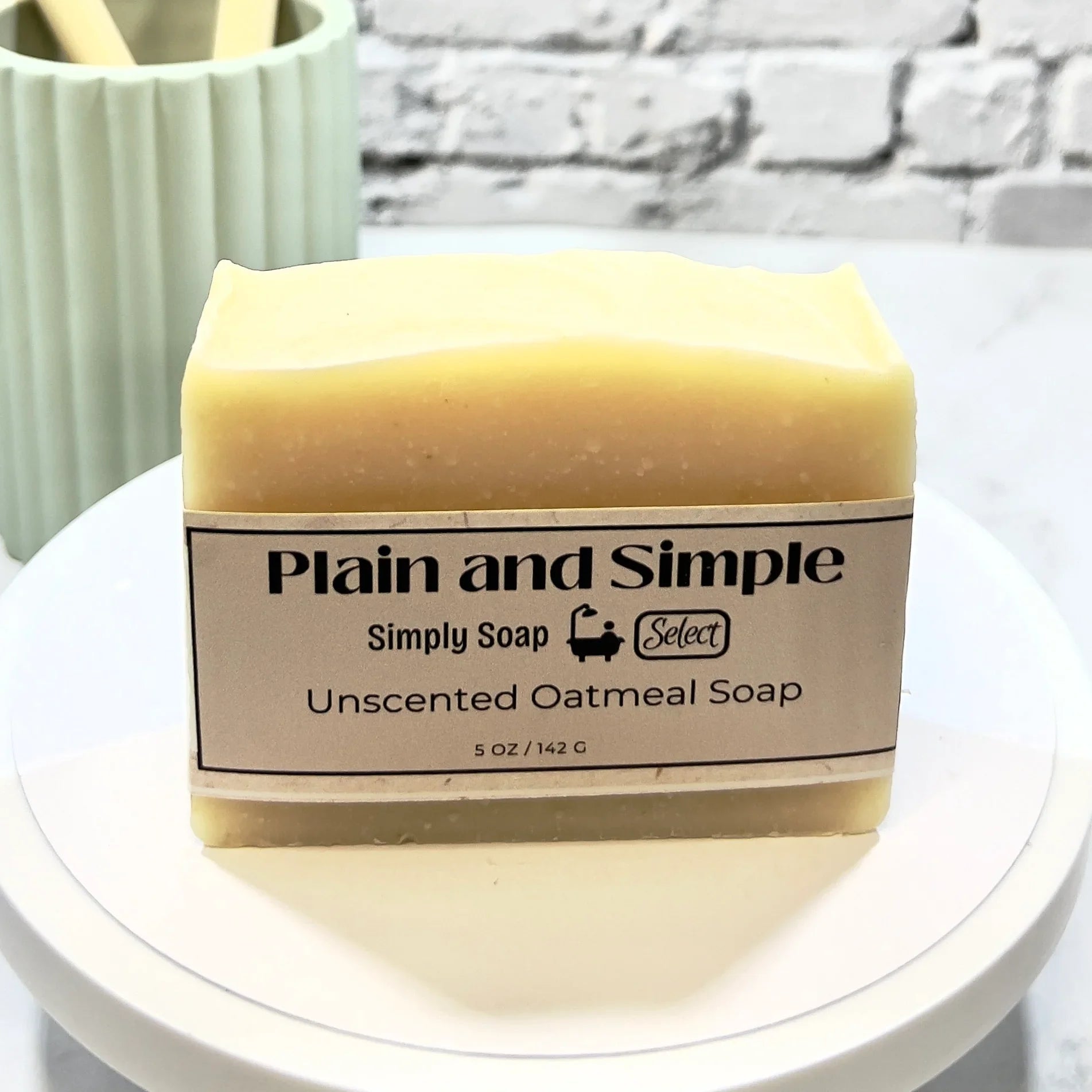 Plain and Simple Soap front