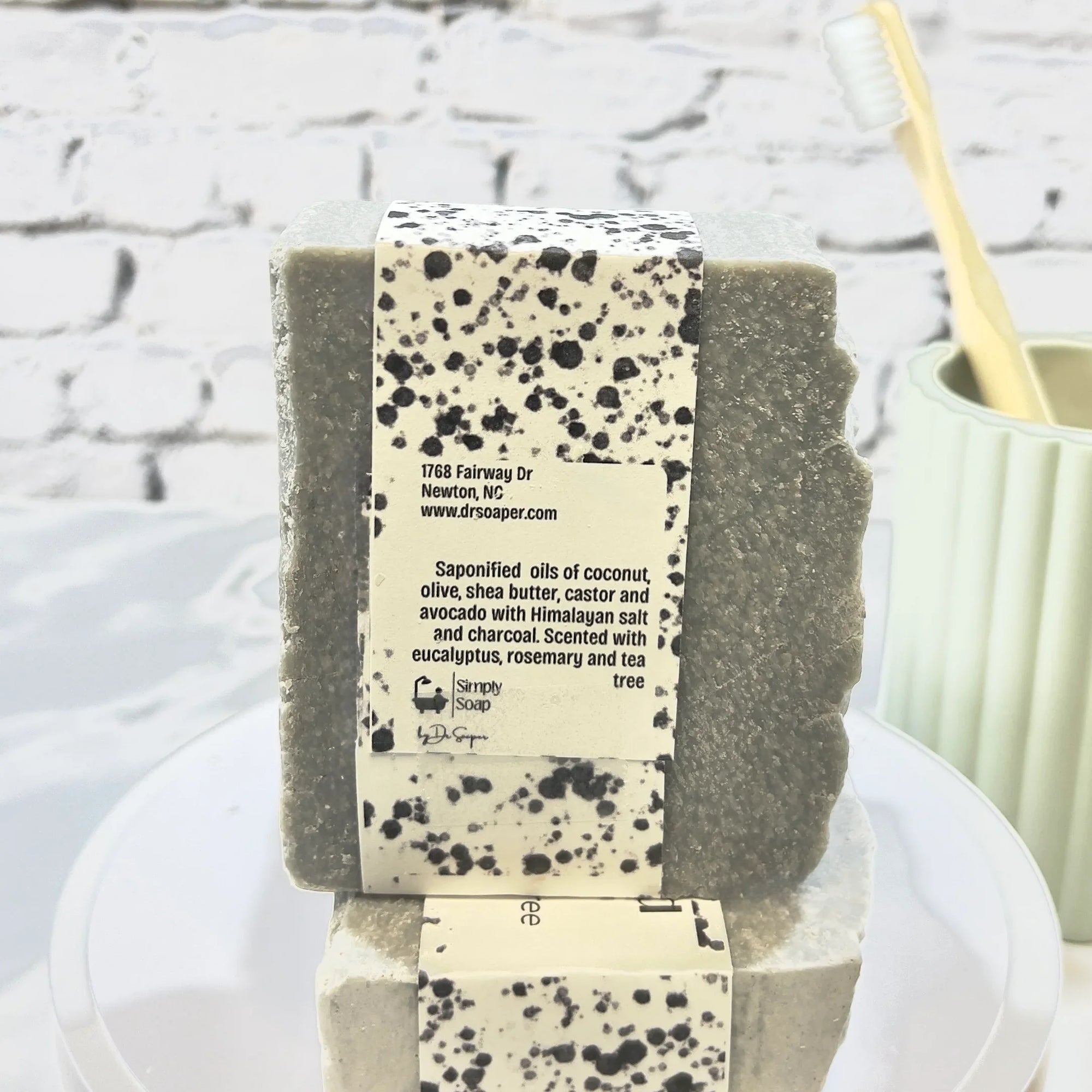 Rock your World Salt Soap, back ingredients
