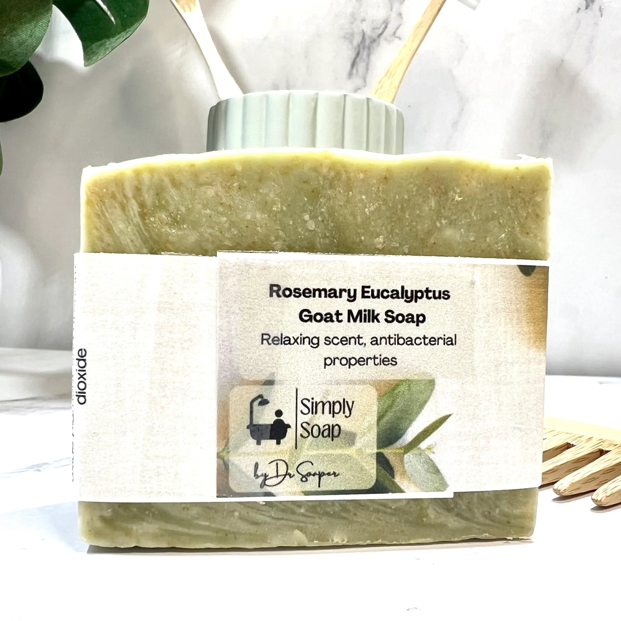 Rosemary Eucalyptus Goat Milk Soap back