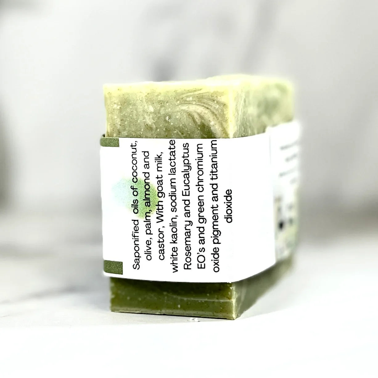 Rosemary Eucalyptus Goat Milk Soap ingredients