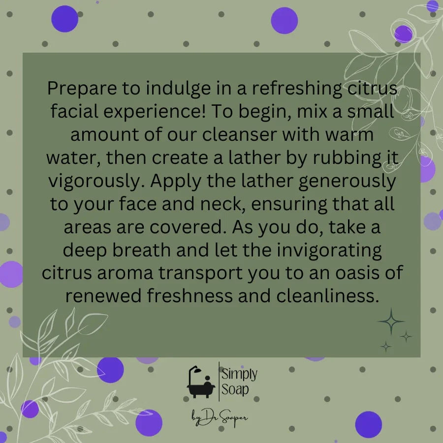 Salicylic Papaya Face Wash Instruction