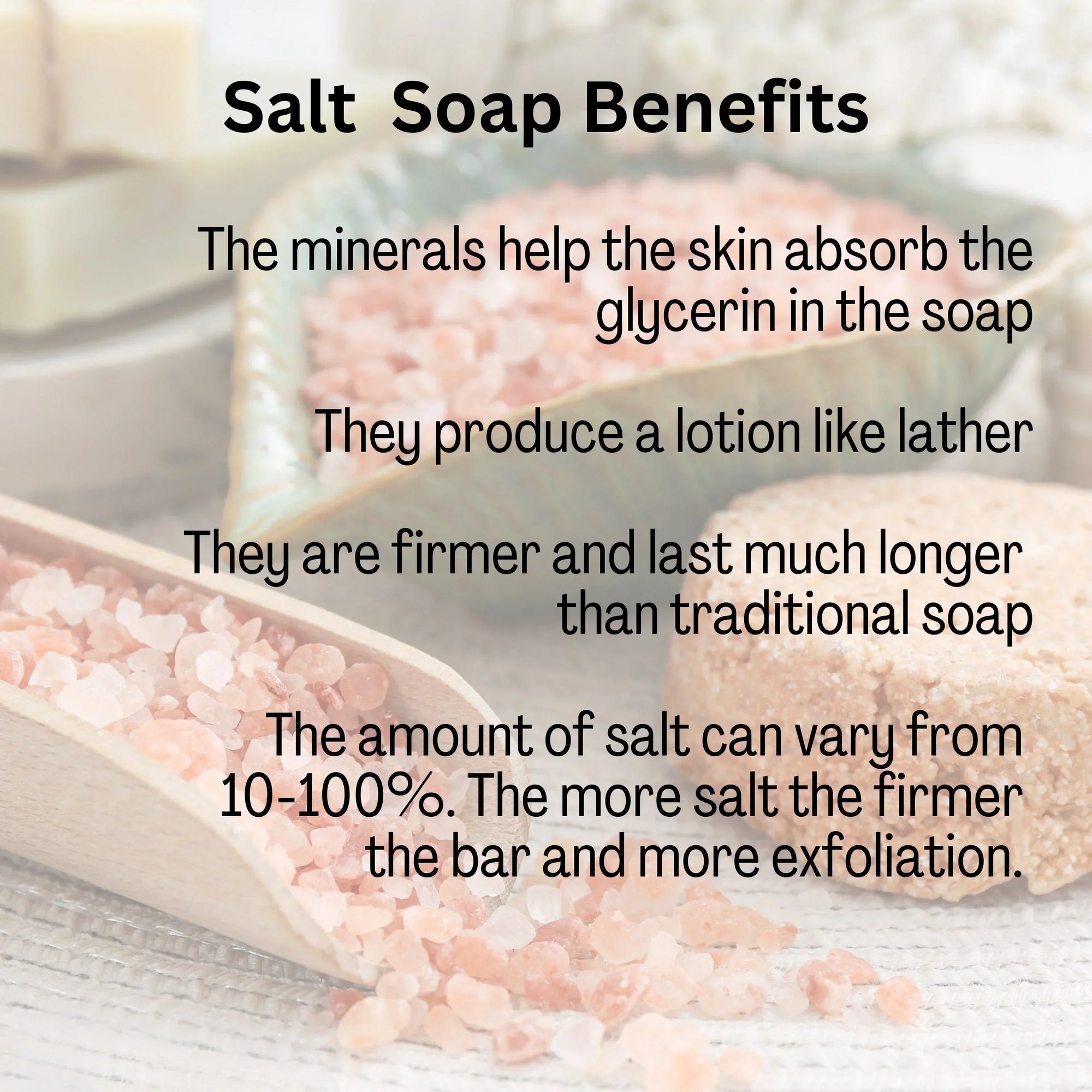 Salt soap benefits