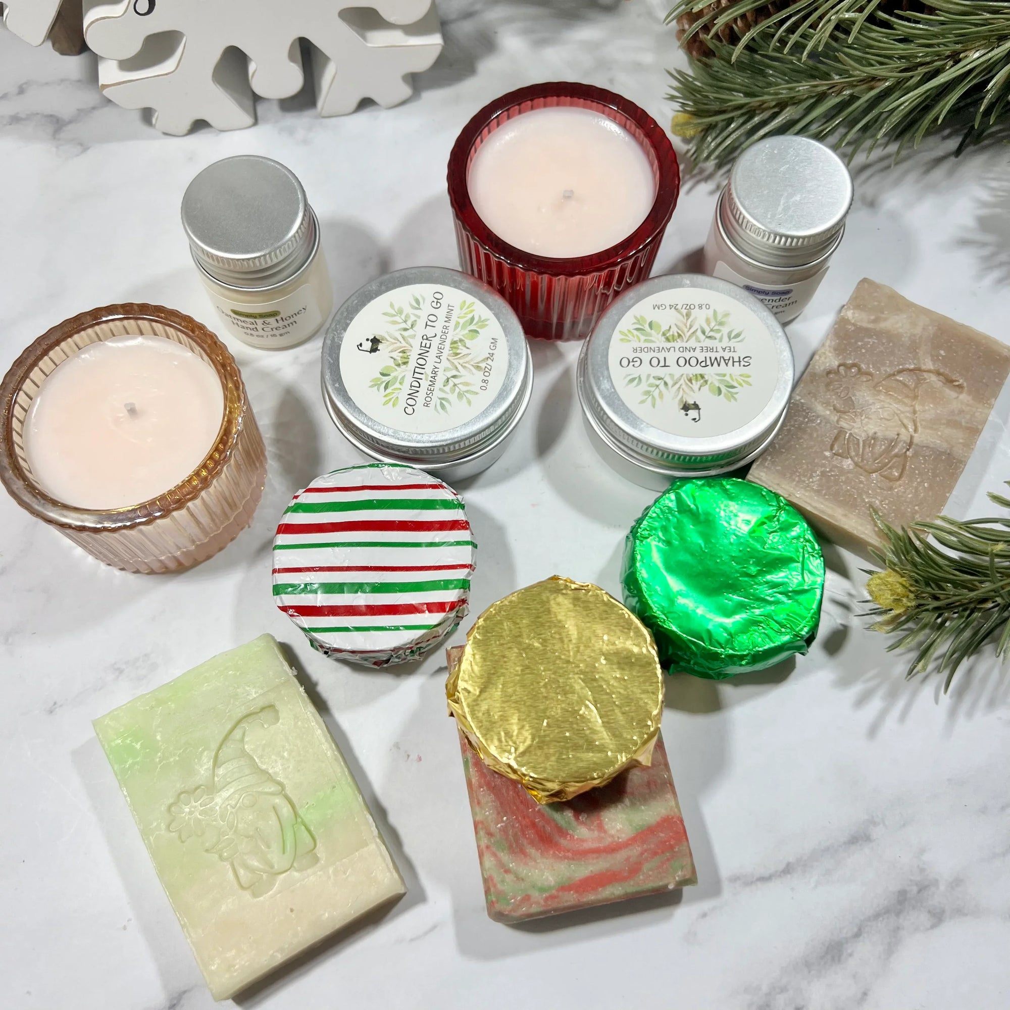 Contents of 1 sample 12 days of Christmas box