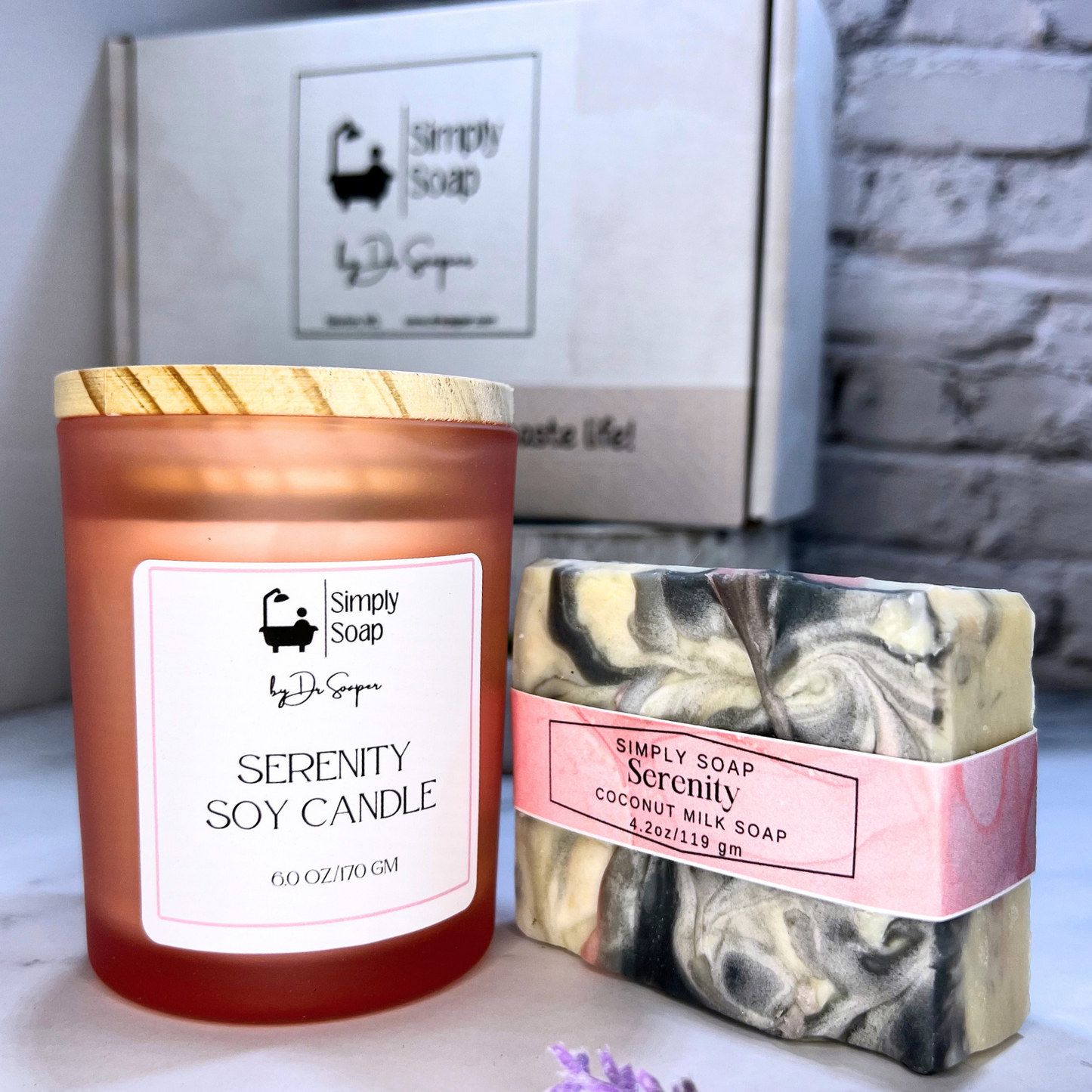 Serenity Soap or Soap/Candle Gift Set