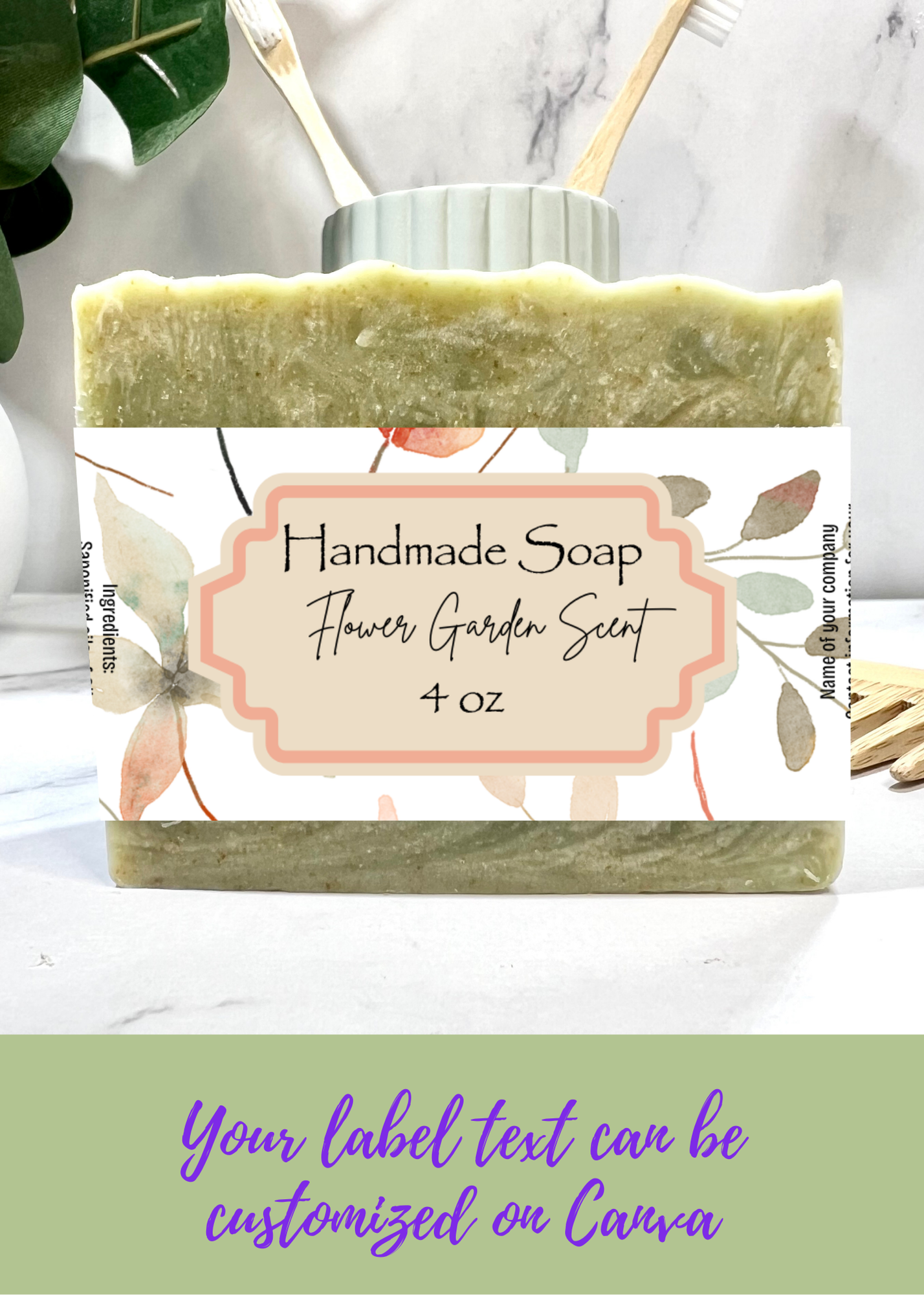 Customizable Soap Labels with Canva 3