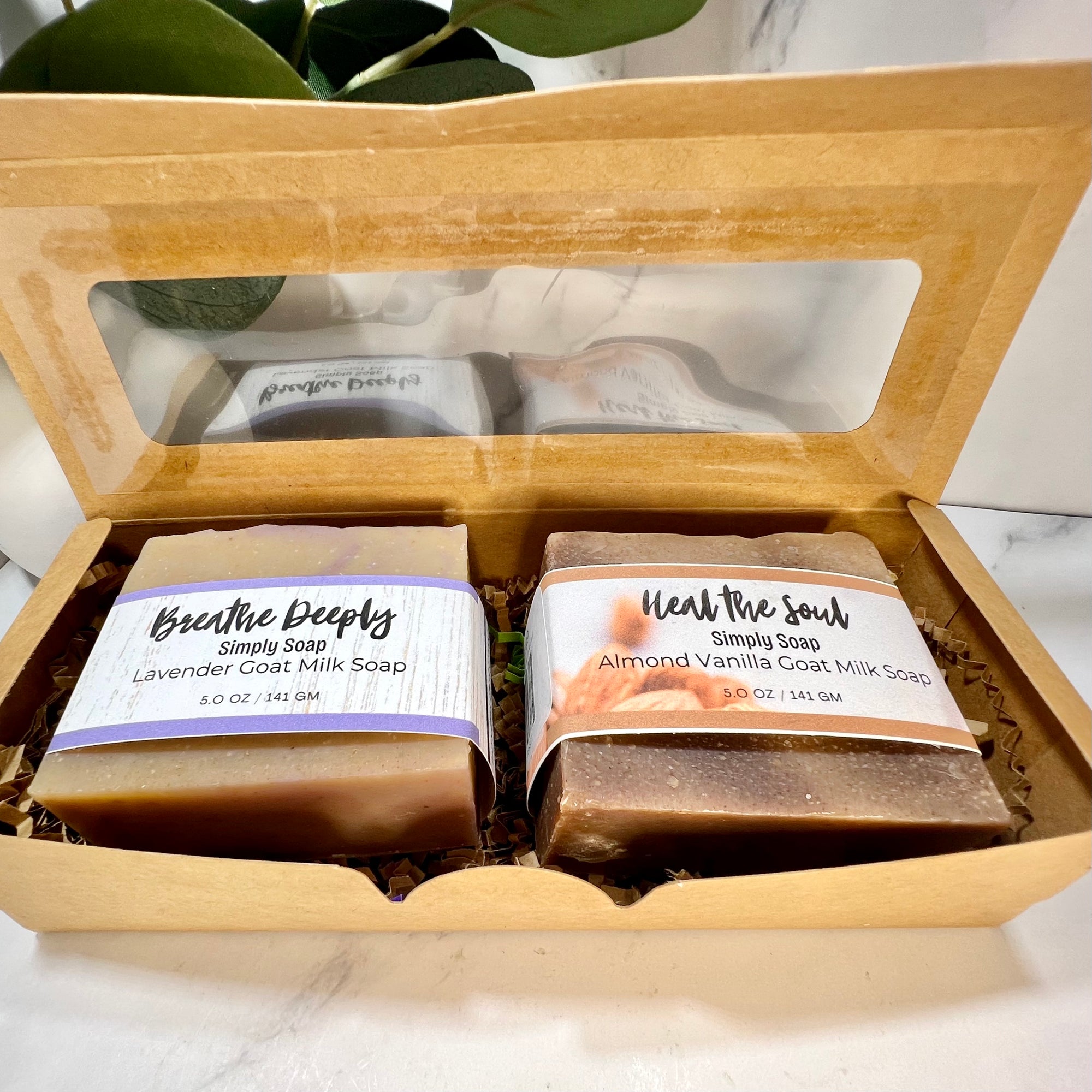 2 bar Dr Soaper Customized Soap Set open