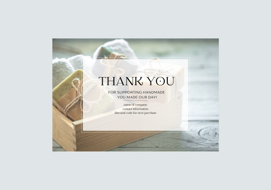 Thanks for Business Printable on Canva