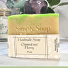 Example of customized beige soap label