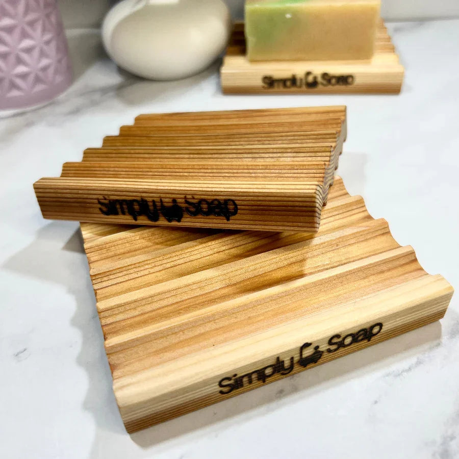 Cedar Soap Dish from Dr Soaper x 3
