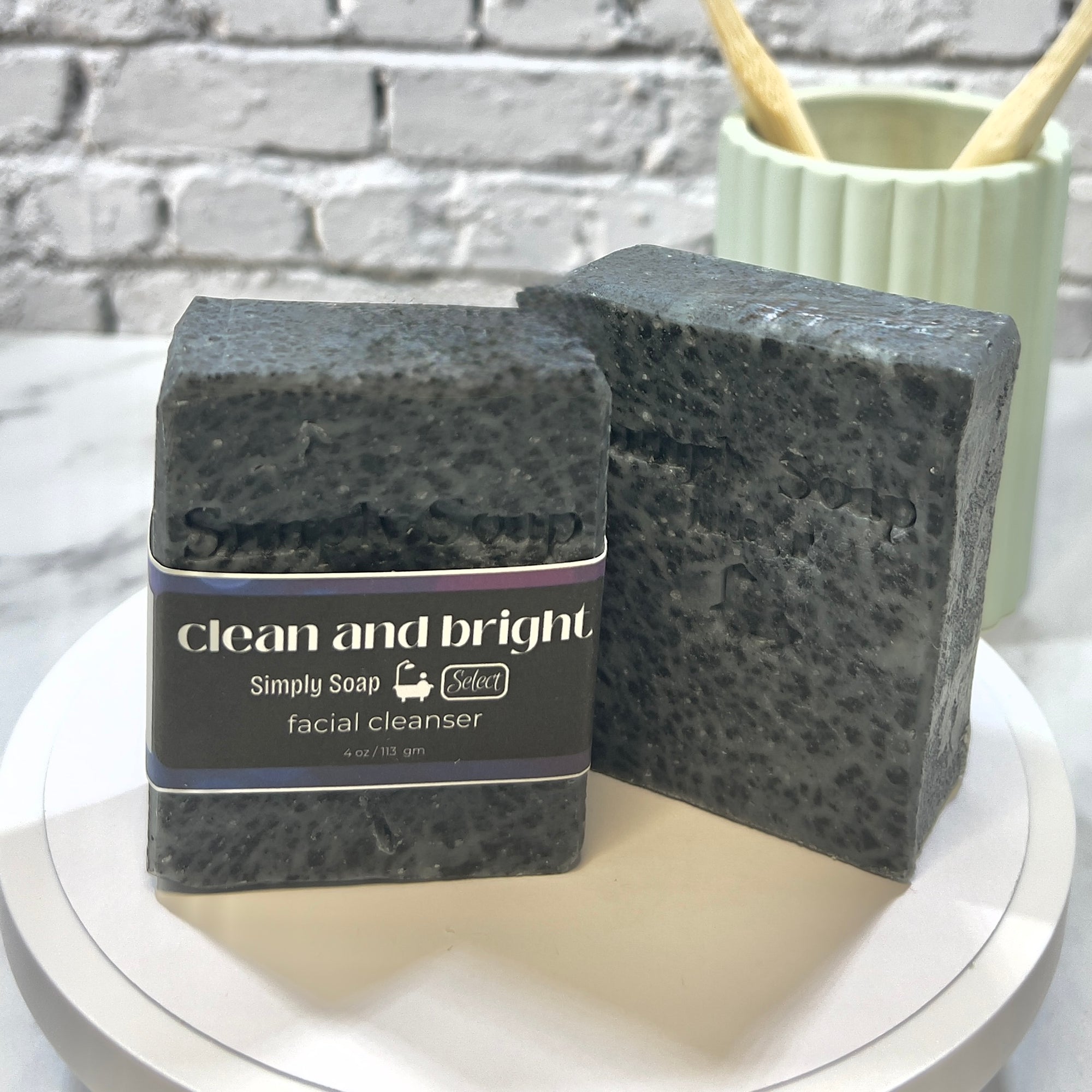 Clean and Bright Facial Soap front x 2