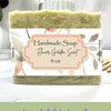 Customizable soap label, peach