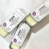 Dr. Soaper Natural Lip Balm tins, multiple with 3 tins open