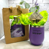 Dr Soaper's Relax and Unwind Duo – Lavender Tumbler & Foaming Bath Salts Gift Set