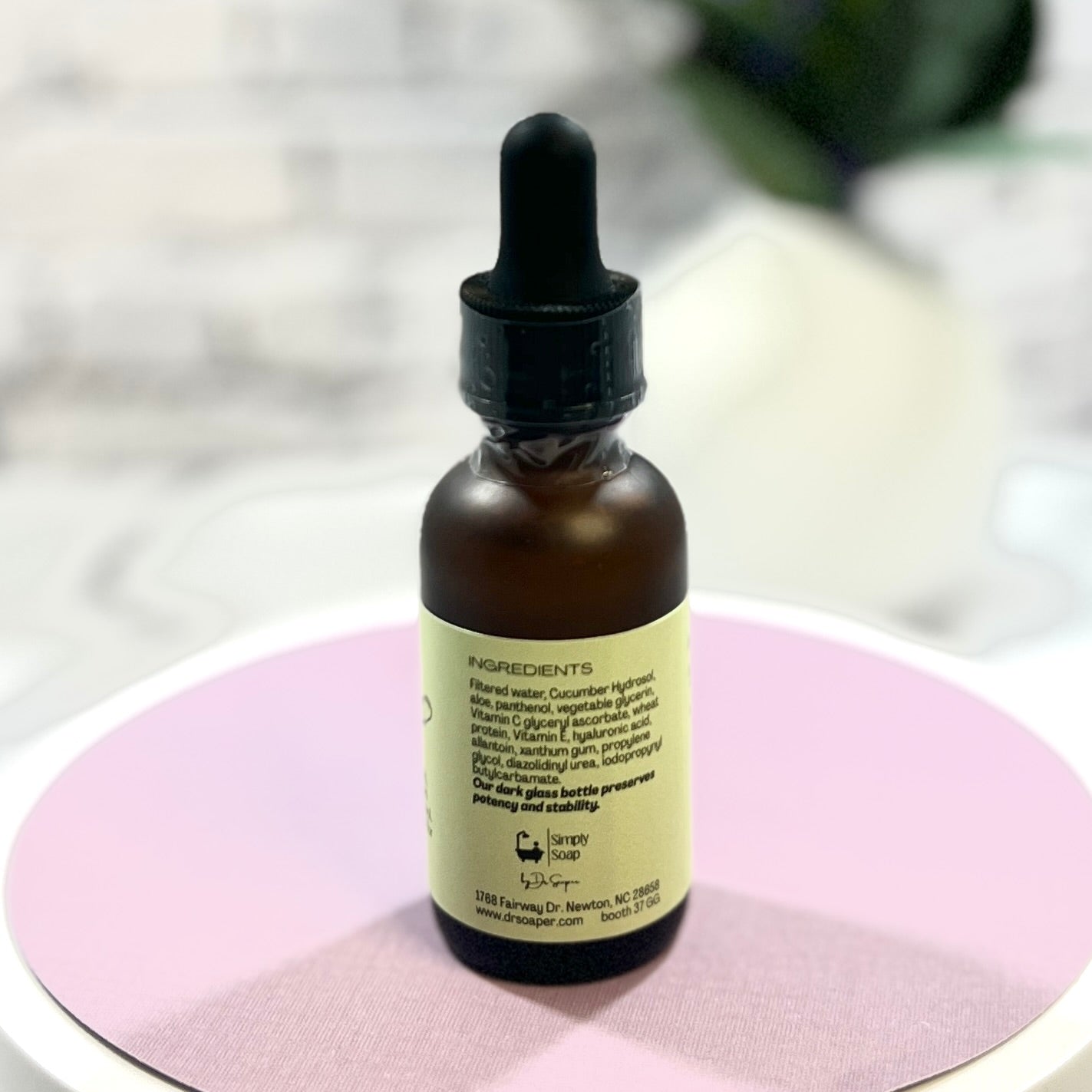 Facial serum bottle ingredients