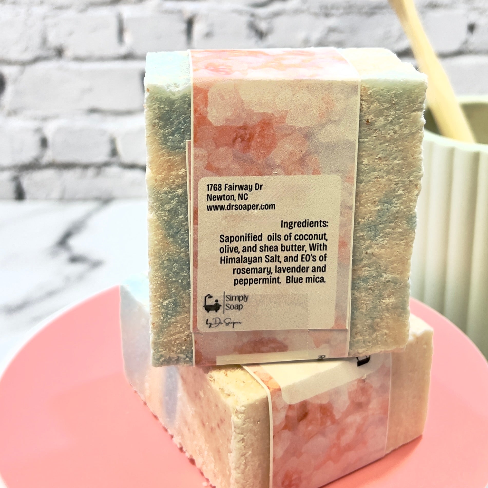 Himalayan Salt and Shea back, ingredient label