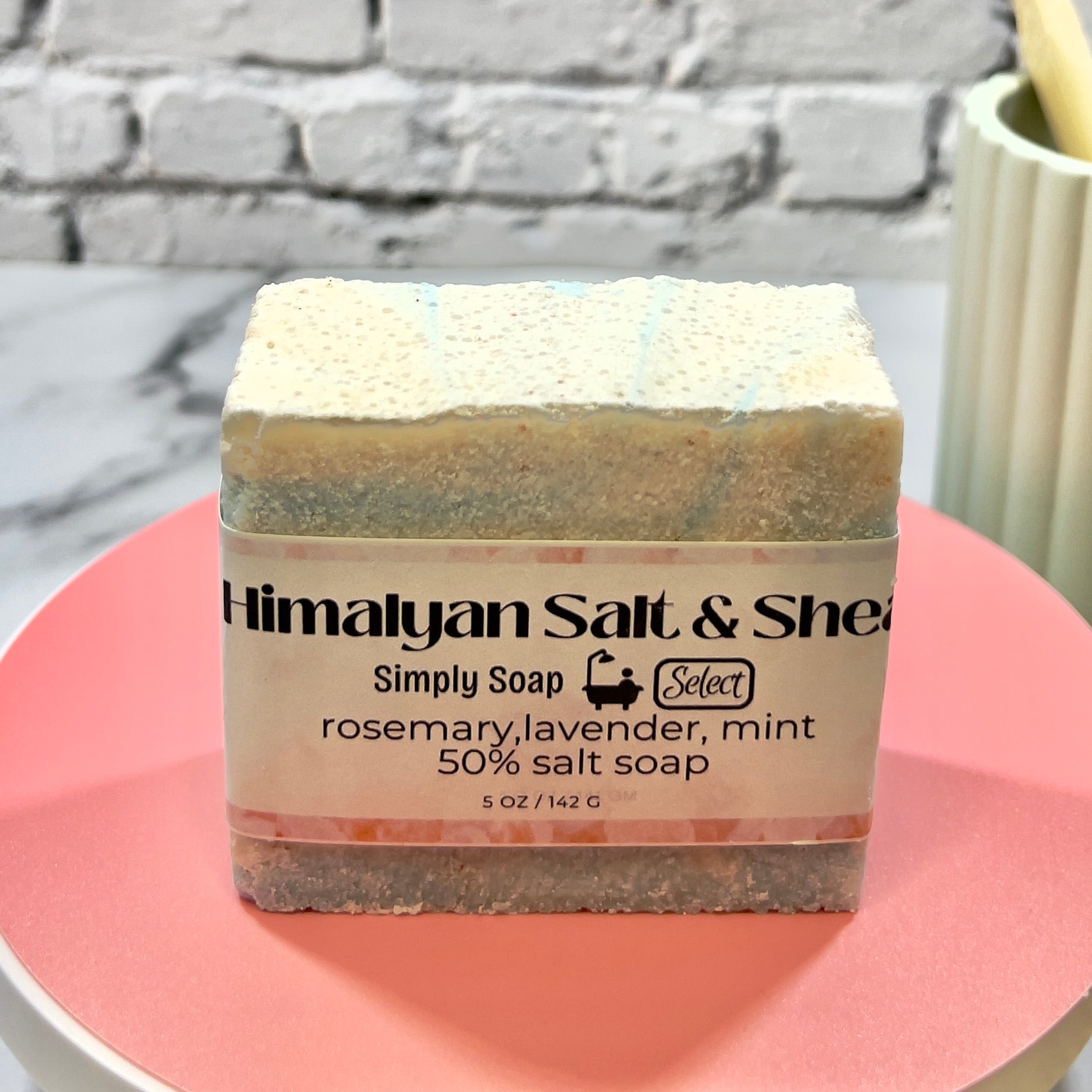 Himalayan Salt and Shea front label