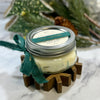 Holiday Harvest Soy Candle with Merry Christmas Ribbon