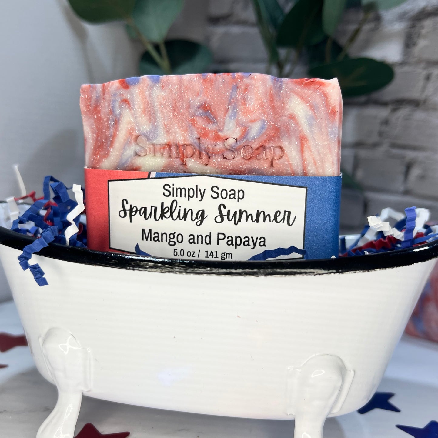 Sparkling Summer Mango and Papaya Soap