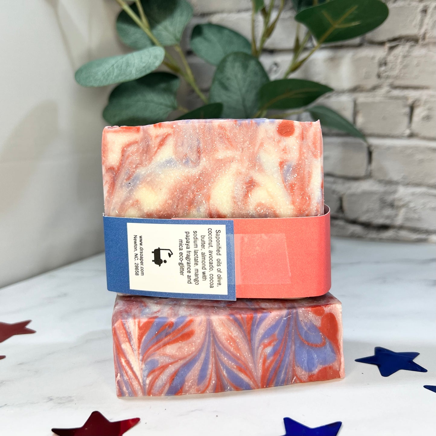 Sparkling Summer Mango and Papaya Soap