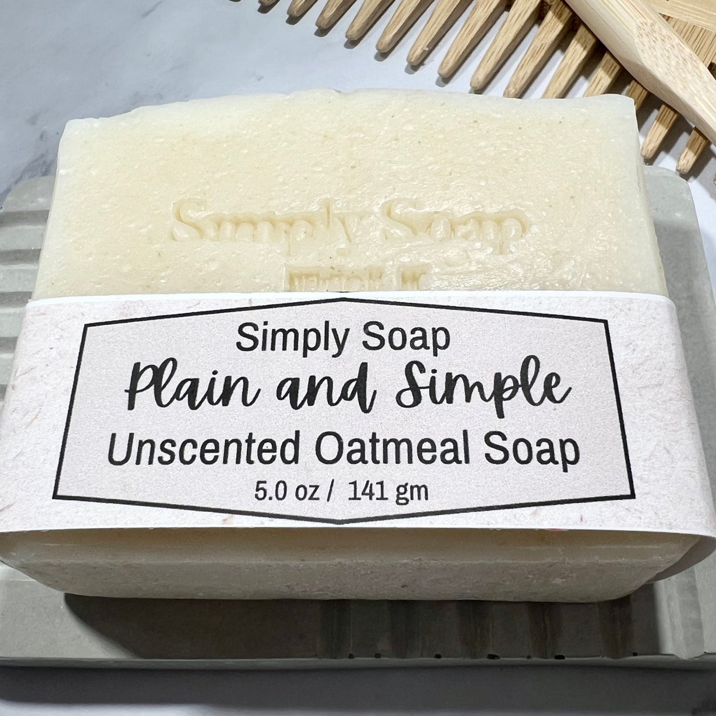 Plain and Simple Unscented Oatmeal Soap