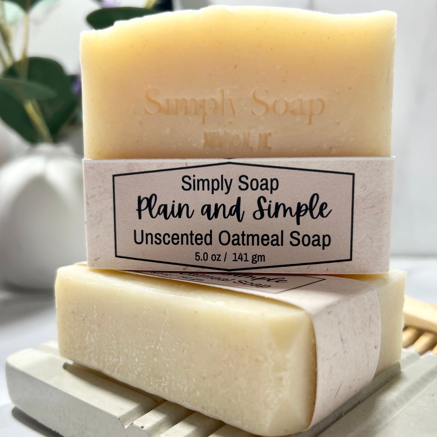 Plain and Simple Unscented Oatmeal Soap