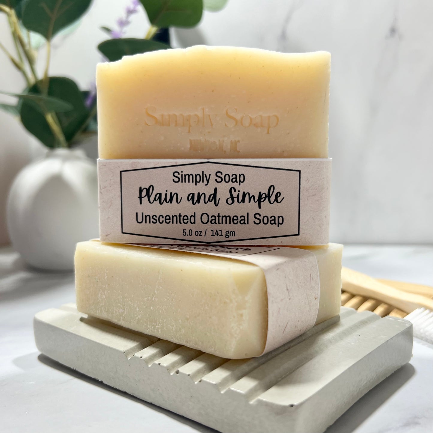 Plain and Simple Unscented Oatmeal Soap