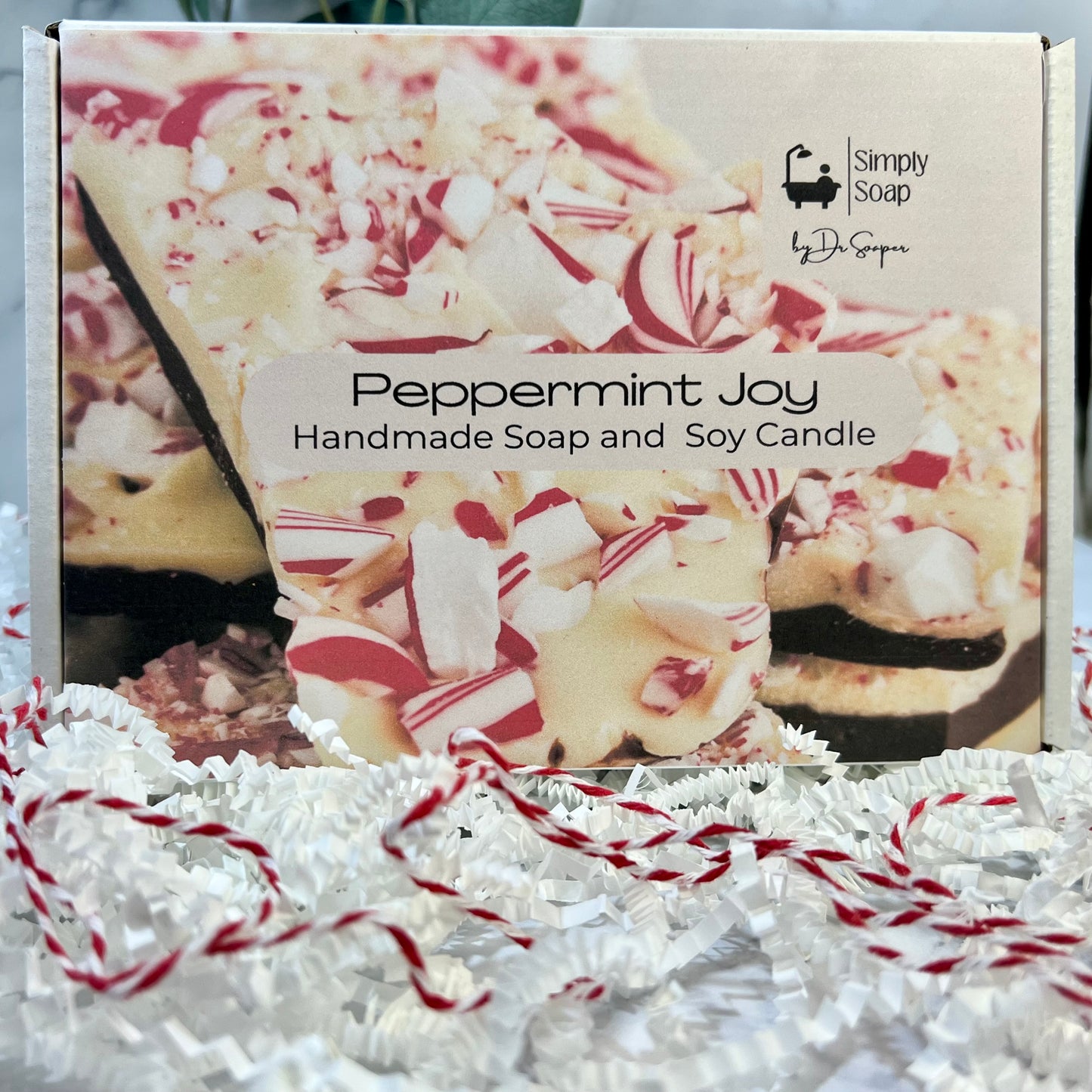 Peppermint Joy Soap and Candle Set