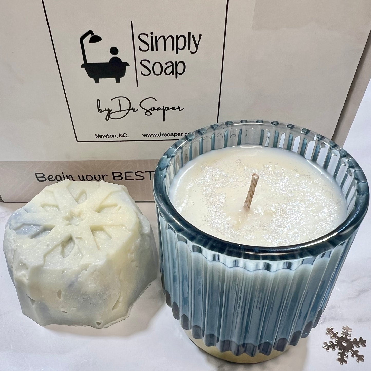 Winter Wonderland Soap and Candle Set