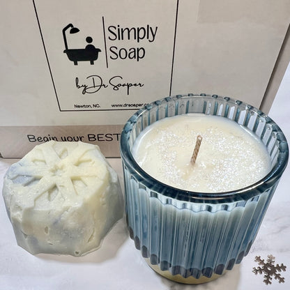 Winter Wonderland Soap and Candle Set