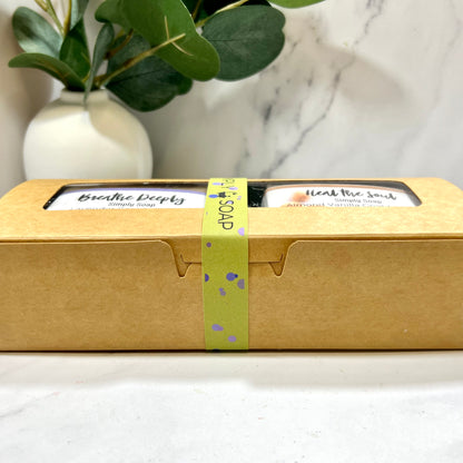 2  BAR Customized Boxed Soap Set