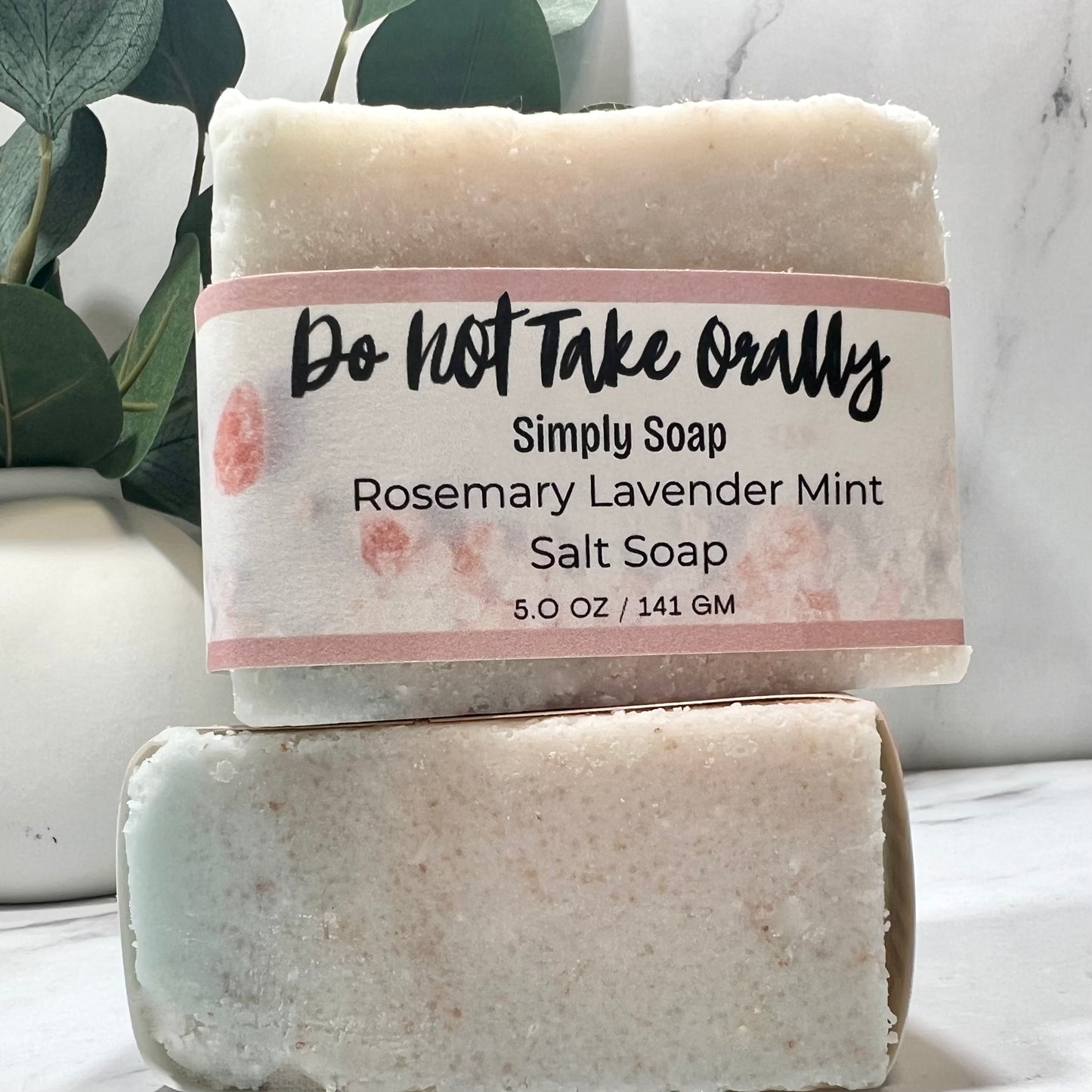 Rosemary Mint Lavender 50% Salt Bar