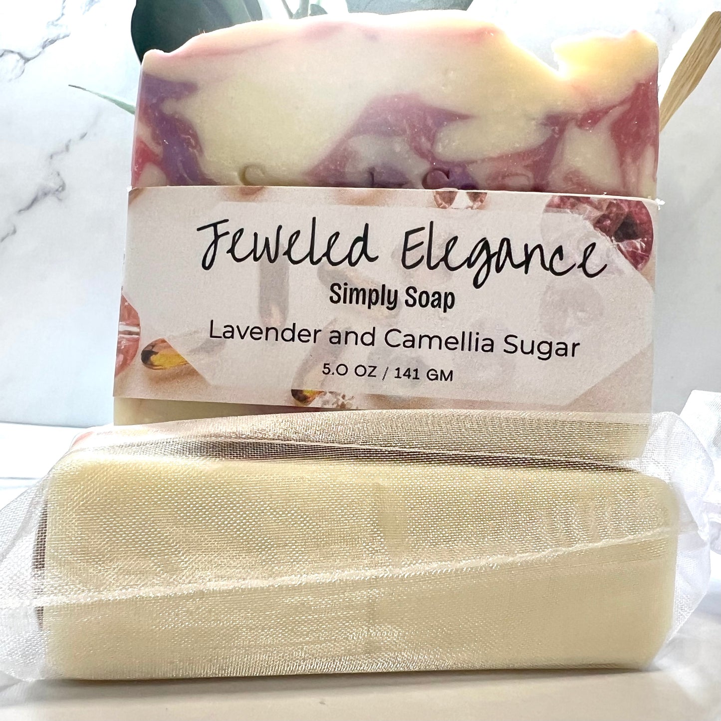 Jeweled Elegance Soap in Organza Bag