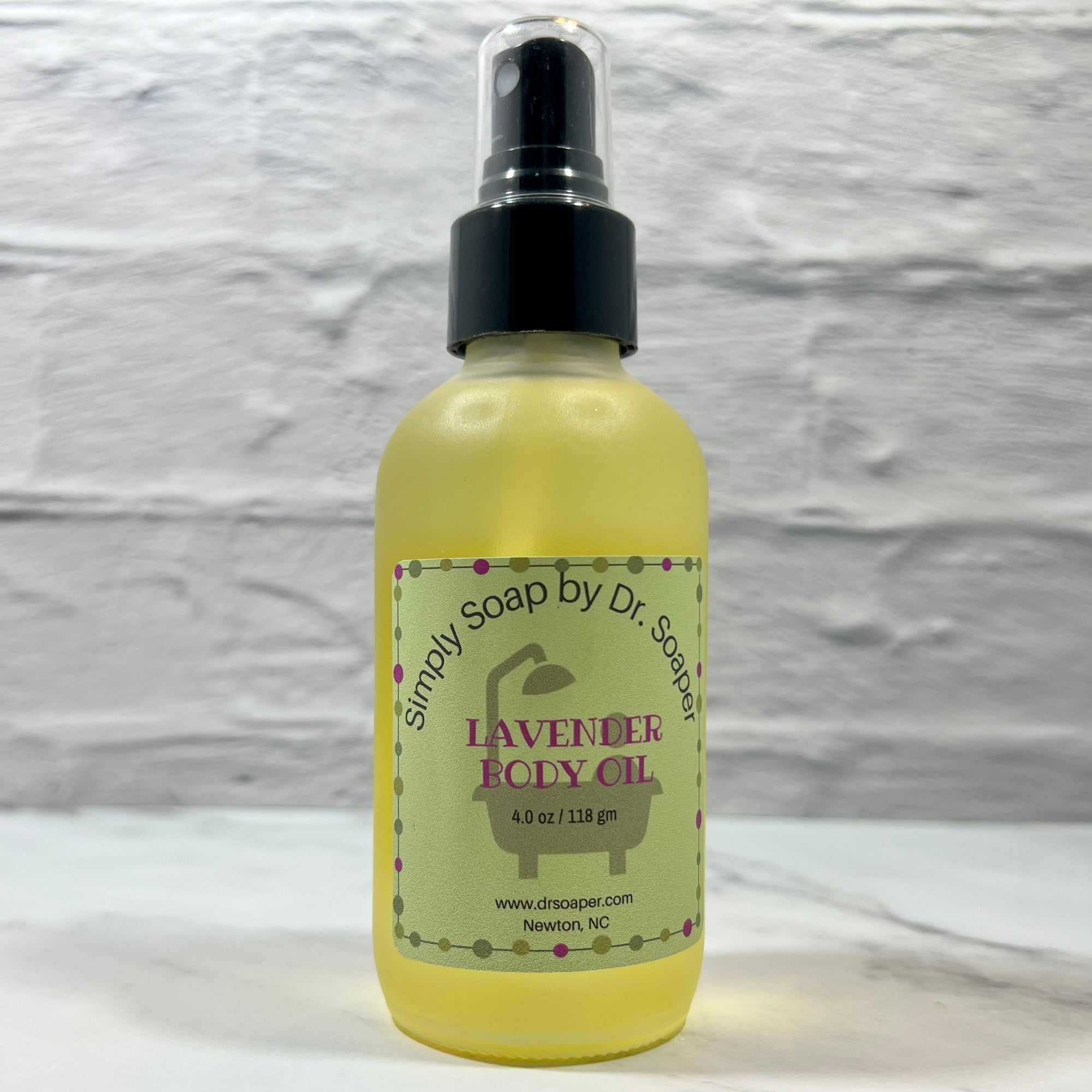 Lavender Body Oil Front
